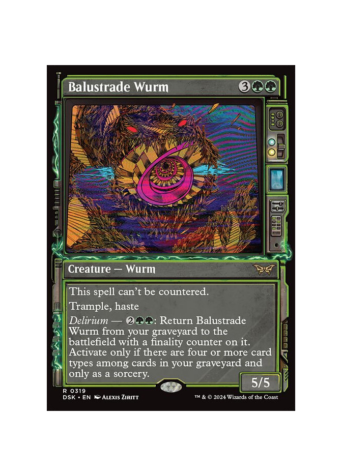 Balustrade Wurm - Foil