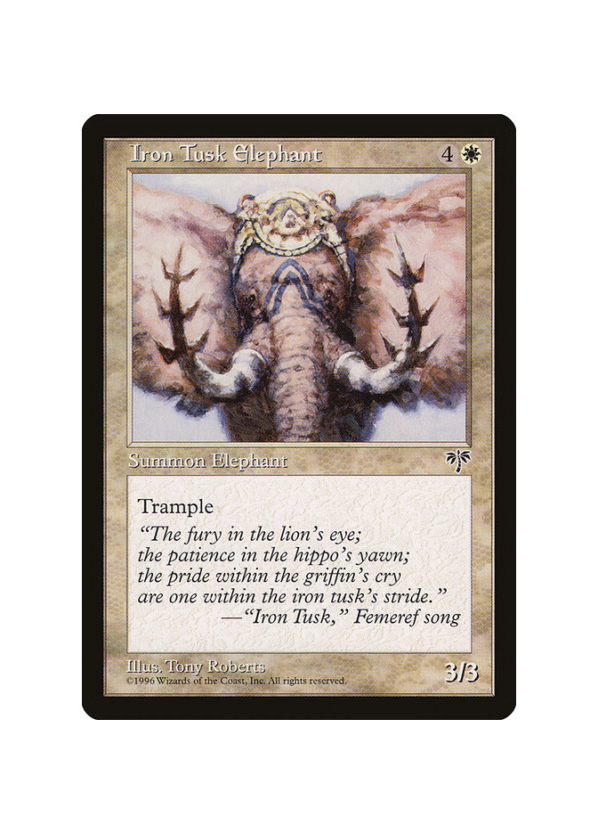 Iron Tusk Elephant
