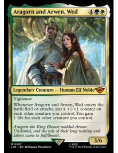 Aragorn and Arwen, Wed - Foil