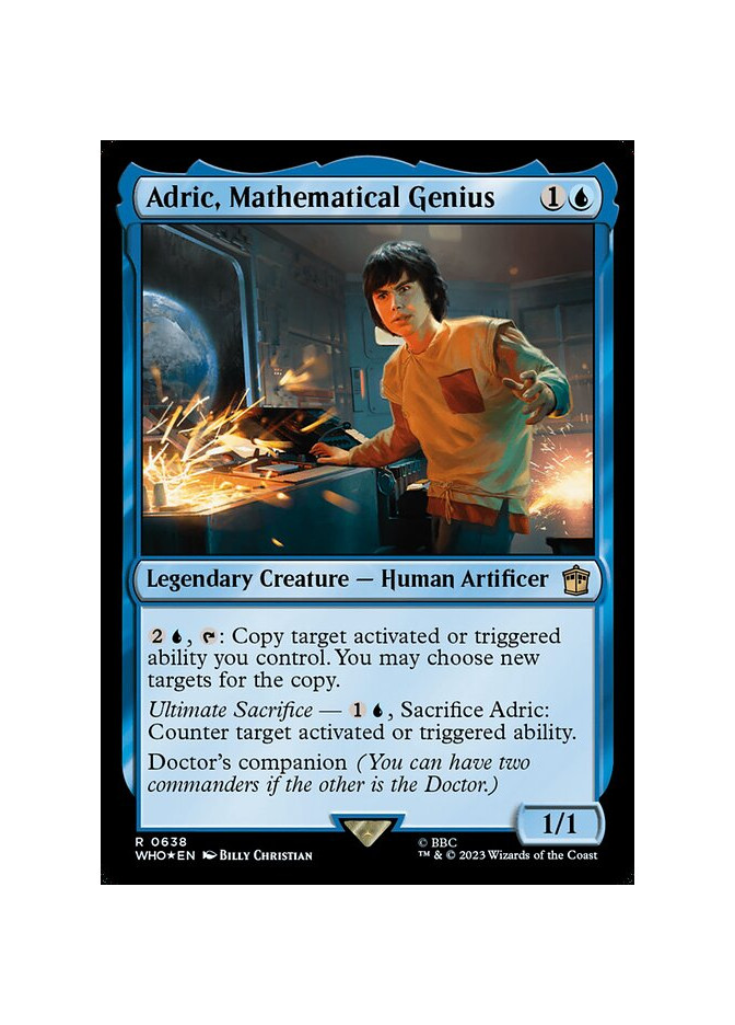 Adric, Mathematical Genius - Foil