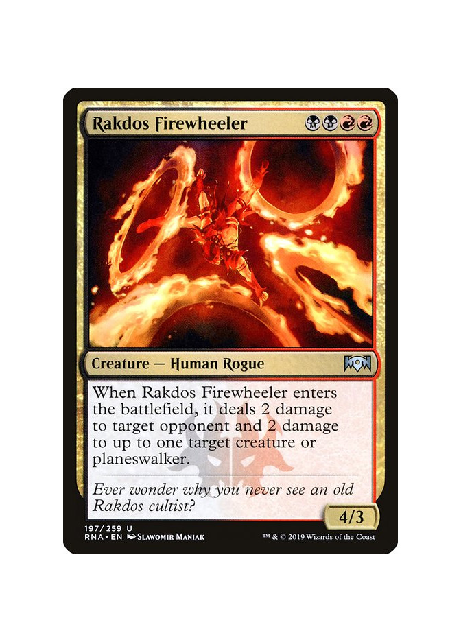 Rakdos Firewheeler - Foil
