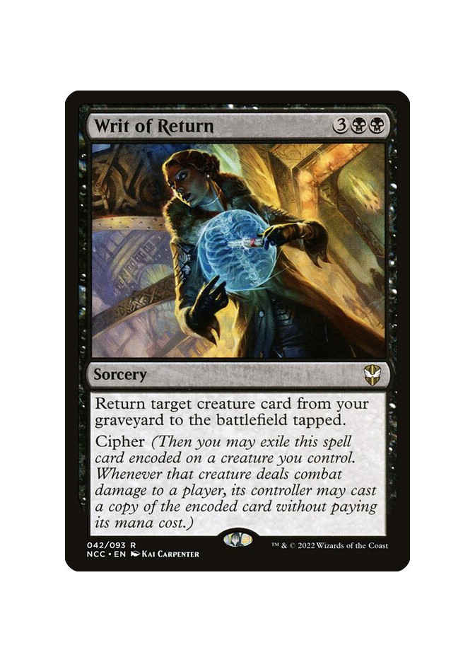 Writ of Return