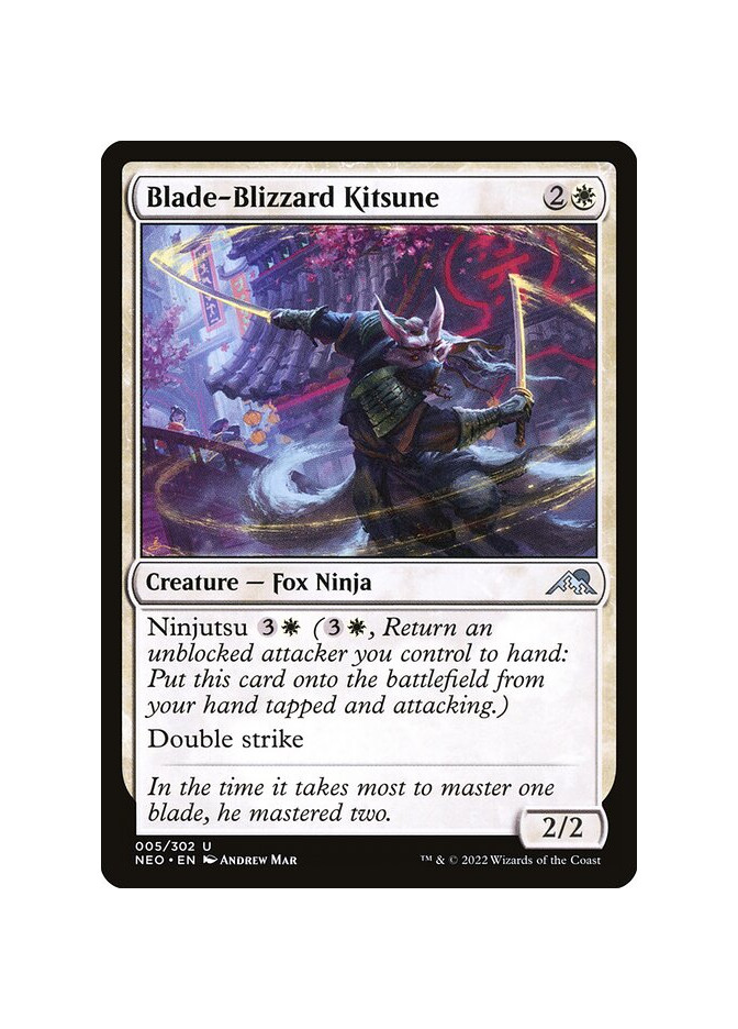 Blade-Blizzard Kitsune - Foil