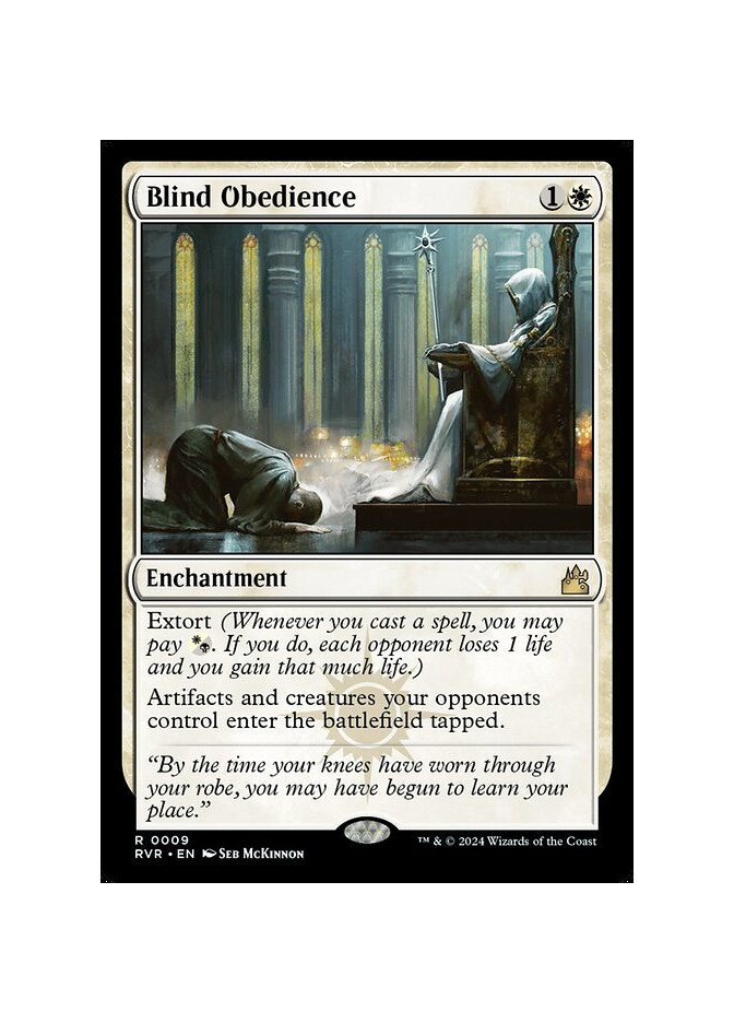 Blind Obedience - Foil