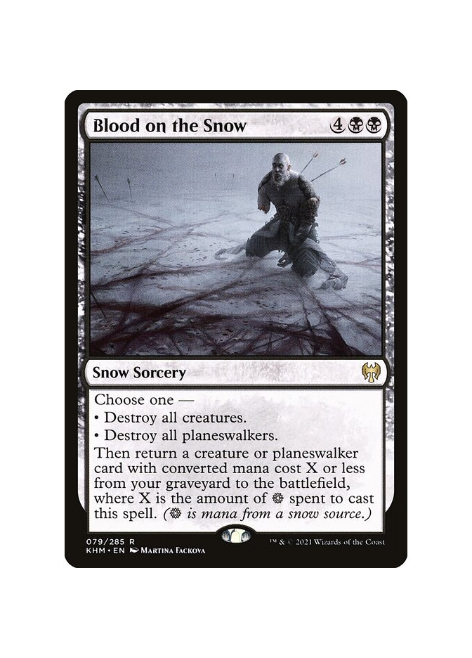 Blood on the Snow - Foil