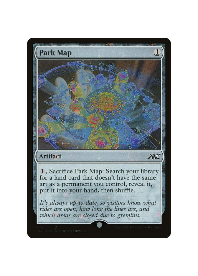 Park Map - Foil