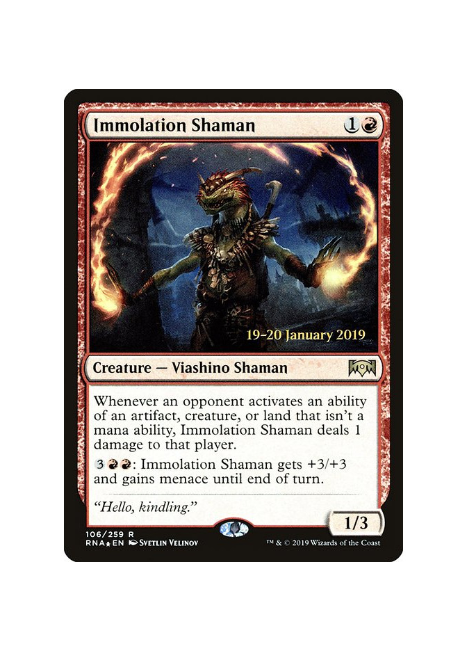 Immolation Shaman - Foil