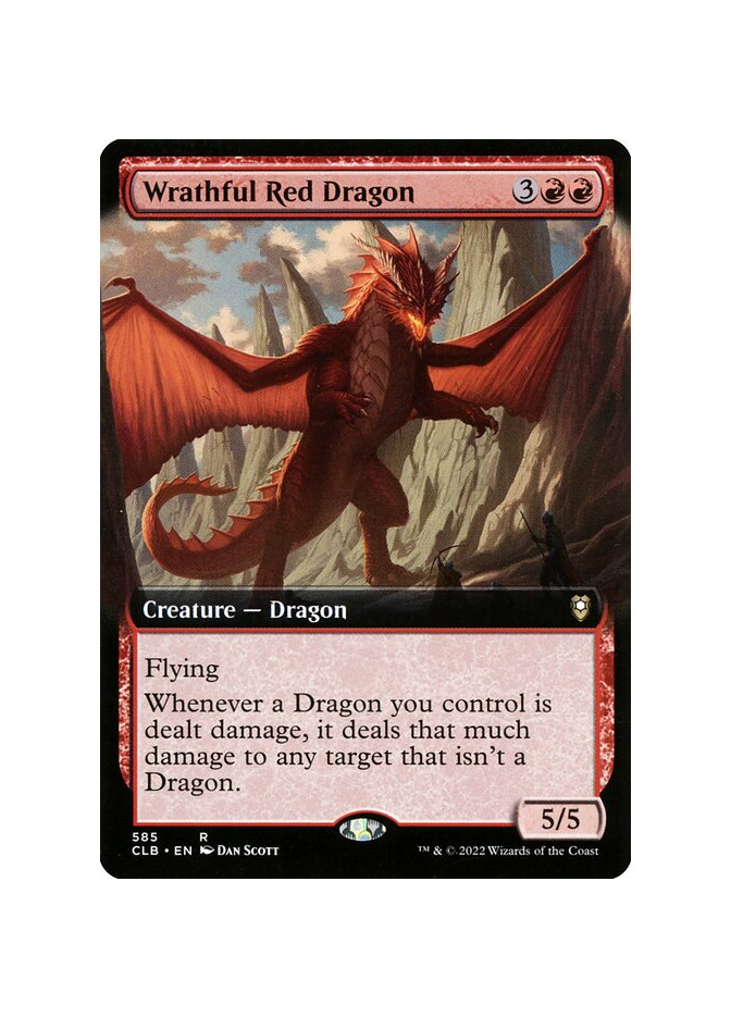Wrathful Red Dragon - Foil