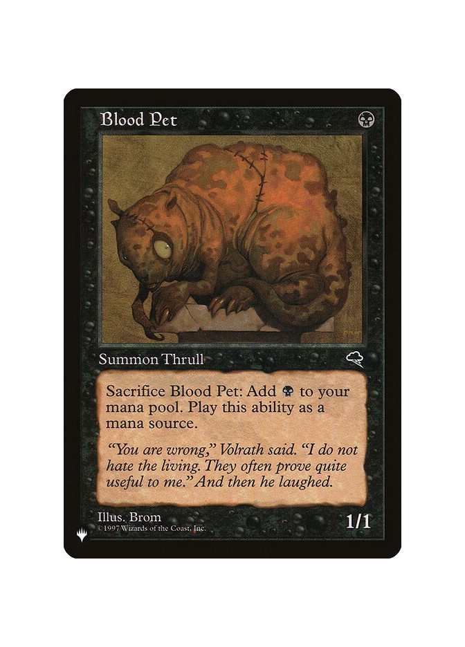 Blood Pet