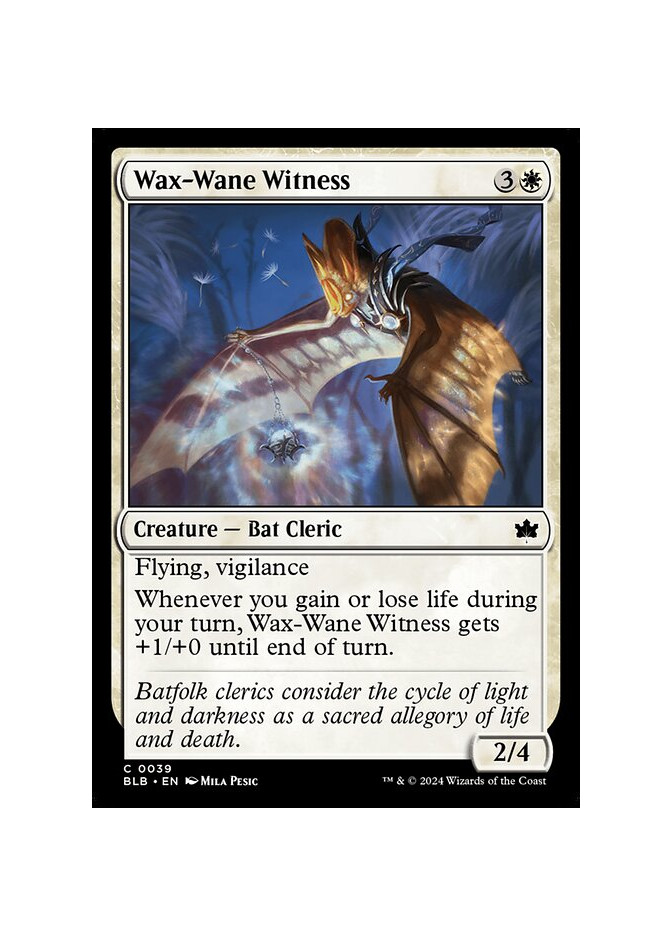 Wax-Wane Witness - Foil