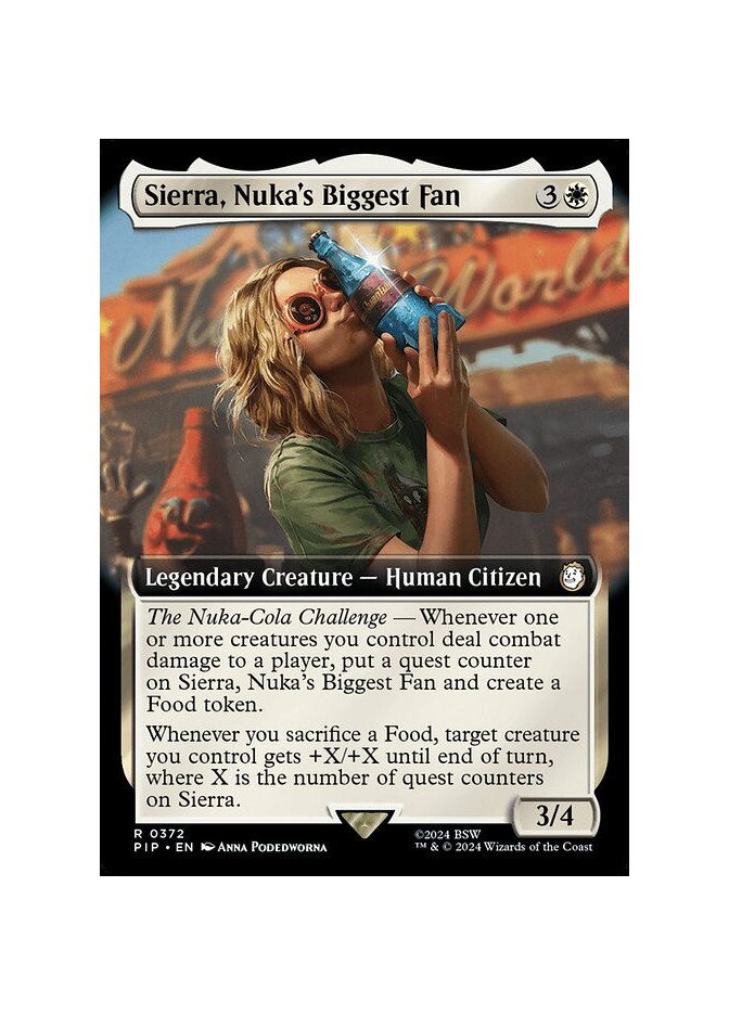 Sierra, Nuka's Biggest Fan