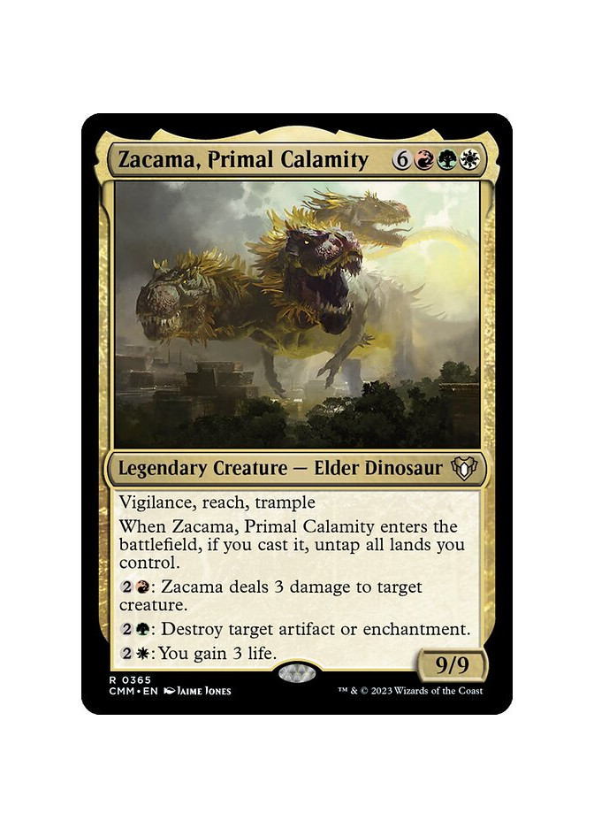 Zacama, Primal Calamity