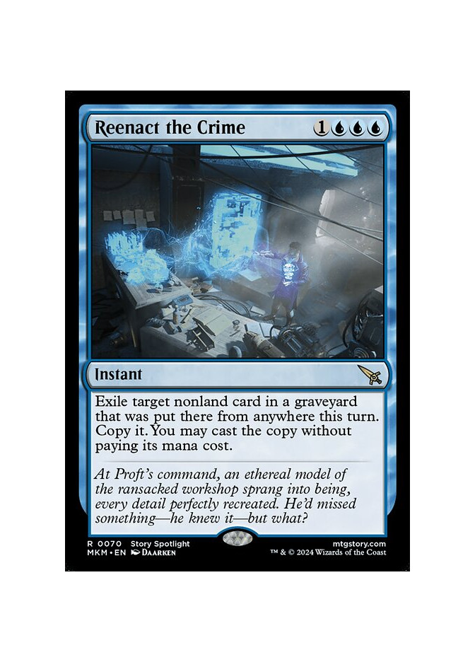 Reenact the Crime - Foil