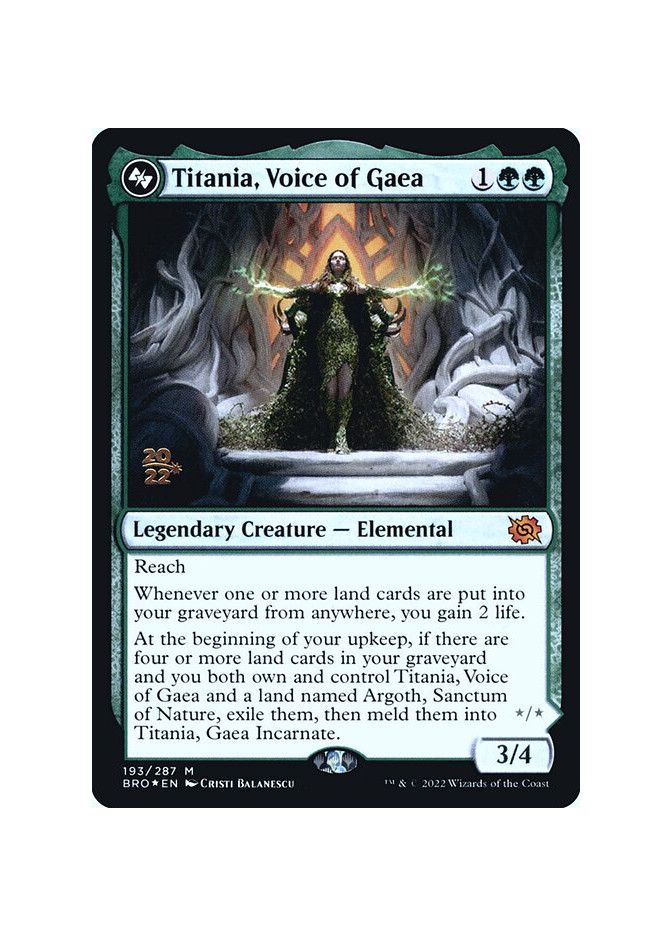 Titania, Voice of Gaea - Foil