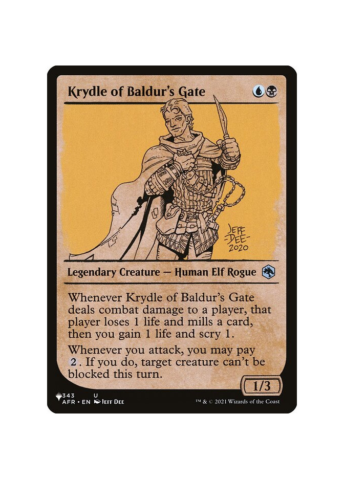 Krydle of Baldur's Gate
