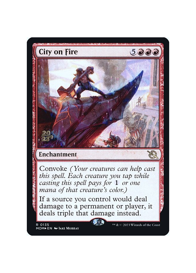 City on Fire - Foil