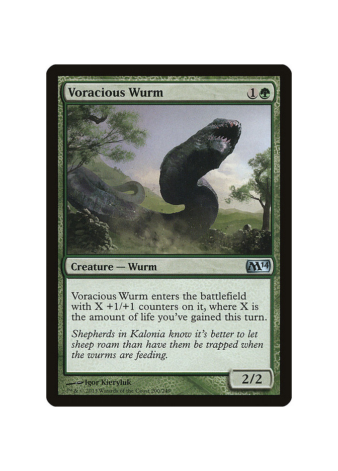 Voracious Wurm - Foil