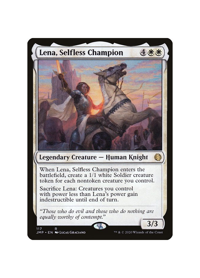 Lena, Selfless Champion