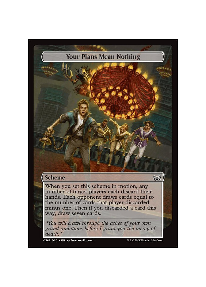 Your Plans Mean Nothing