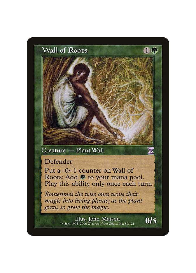Wall of Roots - Foil