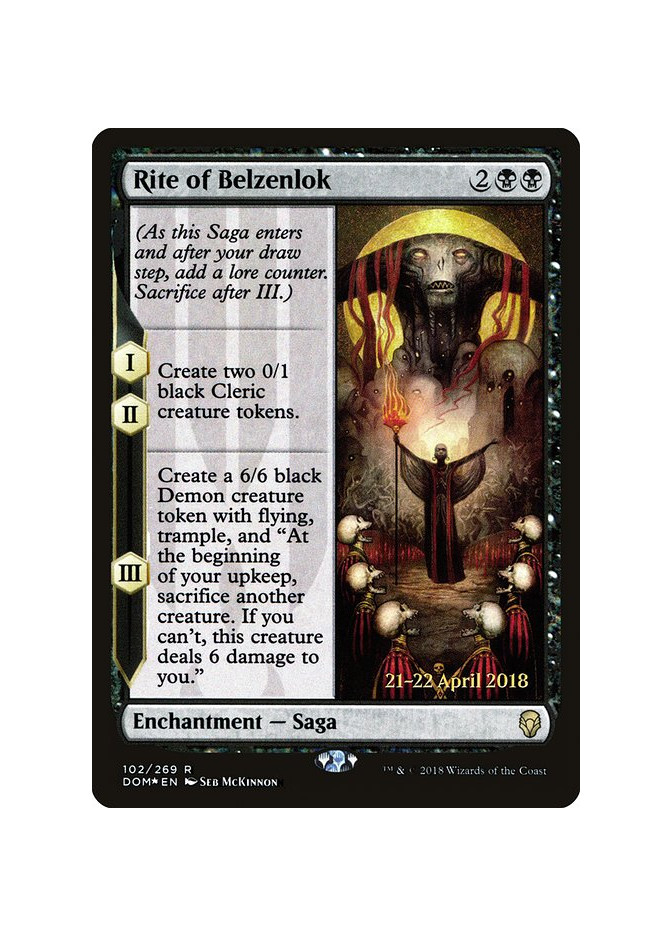 Rite of Belzenlok - Foil