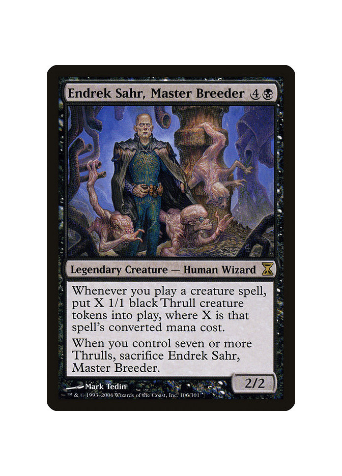 Endrek Sahr, Master Breeder