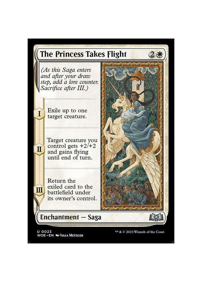 The Princess Takes Flight - Foil