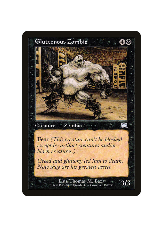 Gluttonous Zombie - Foil