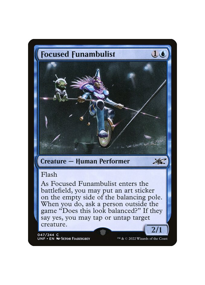 Focused Funambulist - Foil