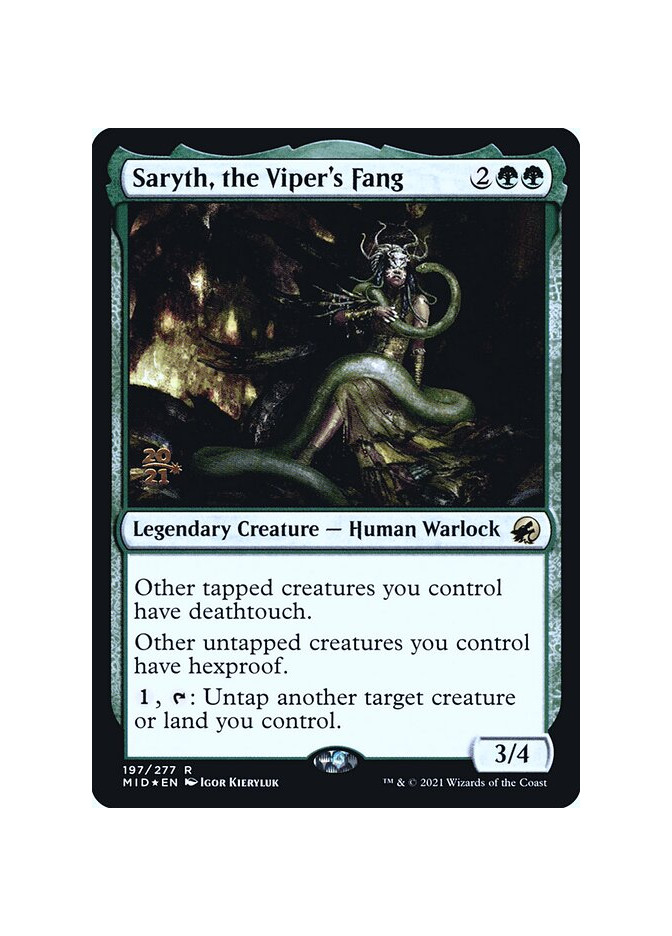 Saryth, the Viper's Fang - Foil