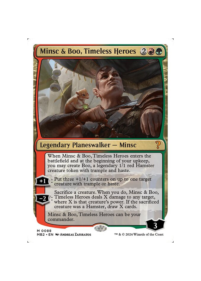 Minsc & Boo, Timeless Heroes