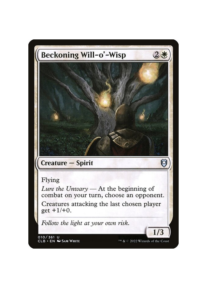 Beckoning Will-o'-Wisp - Foil