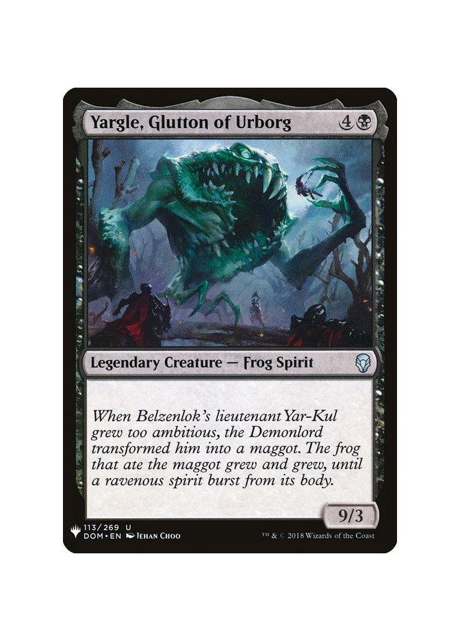 Yargle, Glutton of Urborg