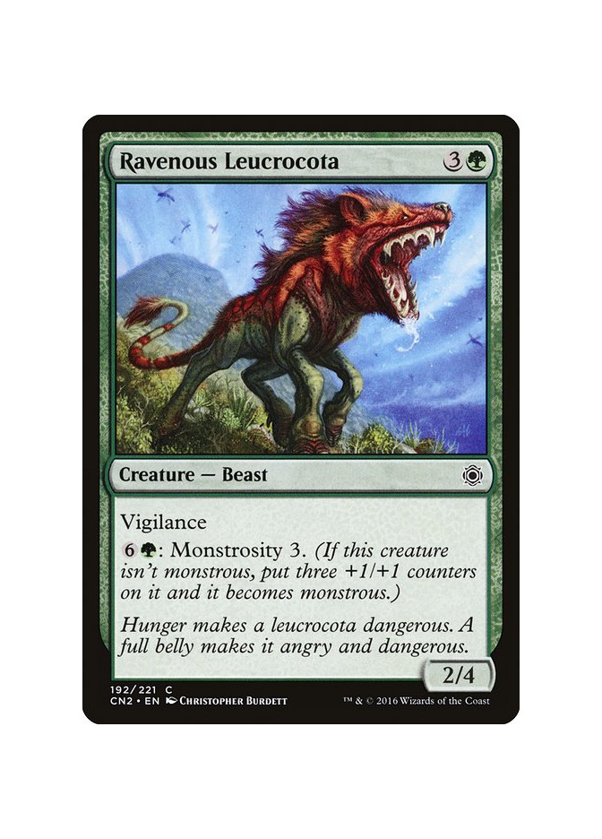 Ravenous Leucrocota - Foil