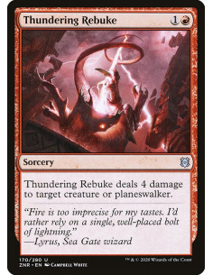 Thundering Rebuke - Foil