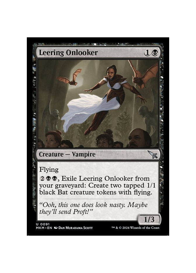 Leering Onlooker - Foil