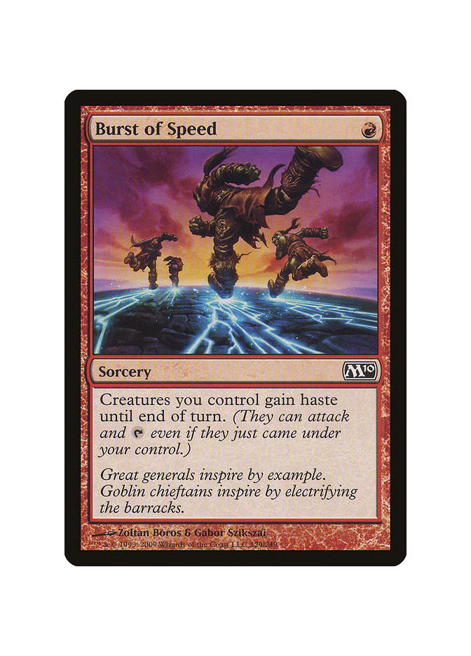 Burst of Speed - Foil