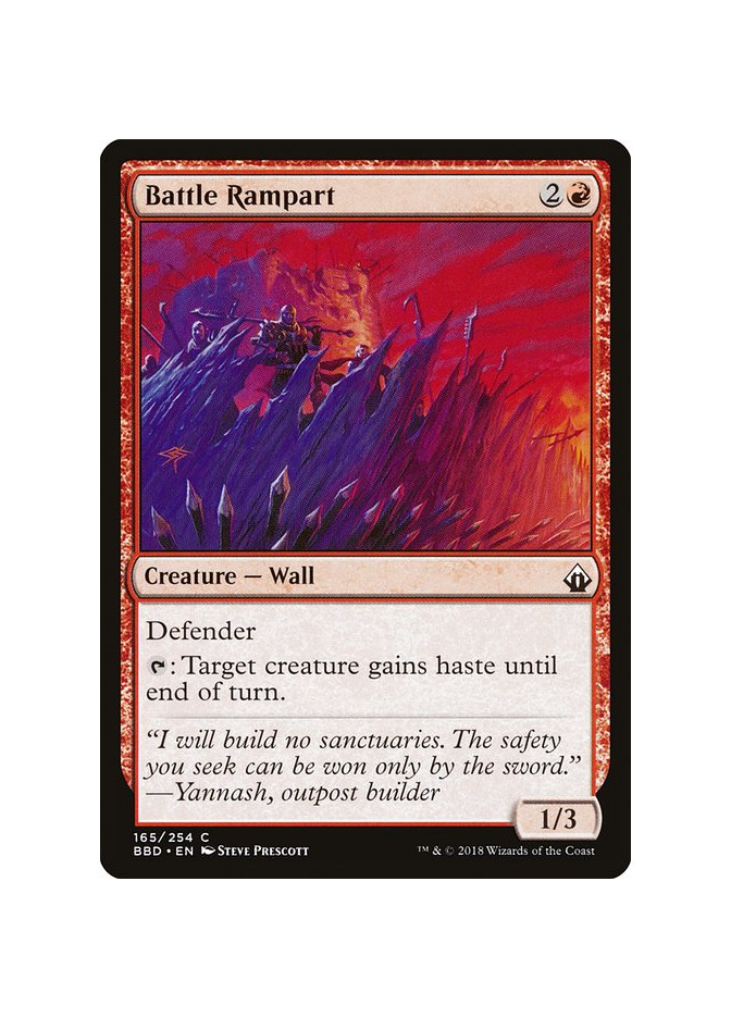 Battle Rampart - Foil