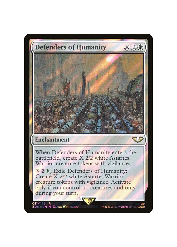 Defenders of Humanity - Foil