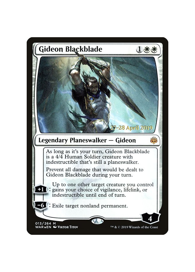 Gideon Blackblade - Foil