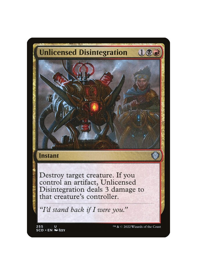Unlicensed Disintegration