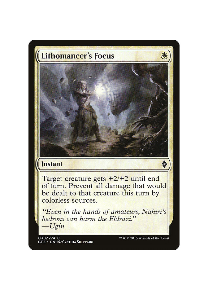 Lithomancer's Focus