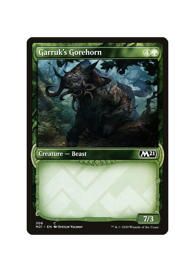 Garruk's Gorehorn - Foil