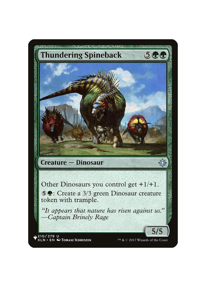 Thundering Spineback