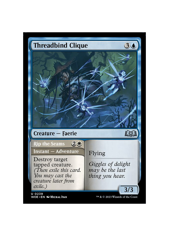 Threadbind Clique // Rip the Seams - Foil