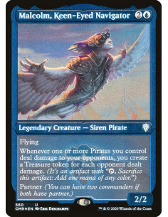 Malcolm, Keen-Eyed Navigator - Foil