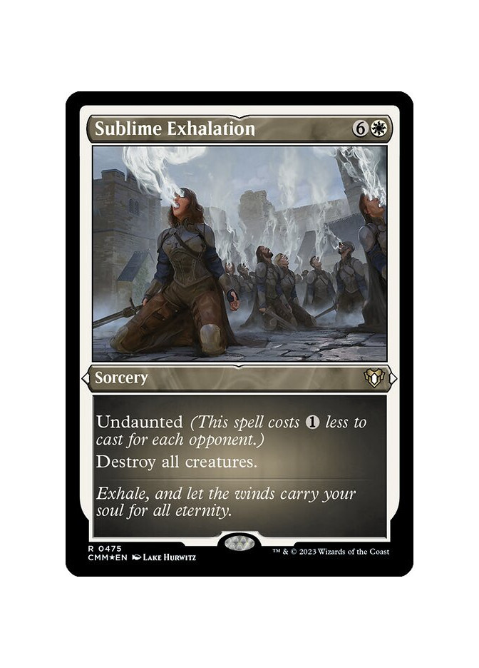 Sublime Exhalation - Foil