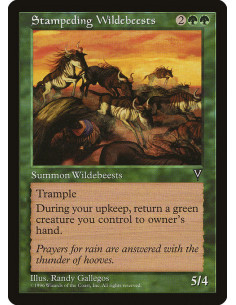 Stampeding Wildebeests