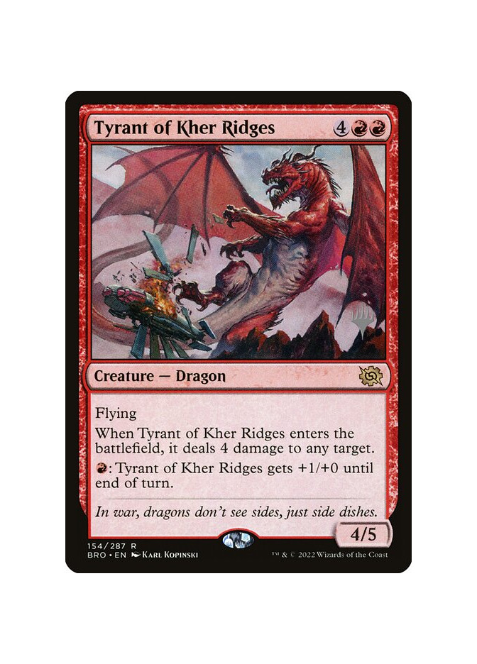Tyrant of Kher Ridges - Foil