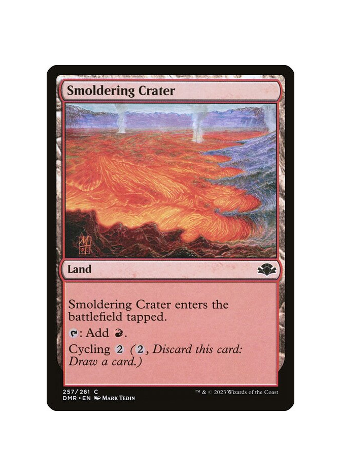 Smoldering Crater - Foil